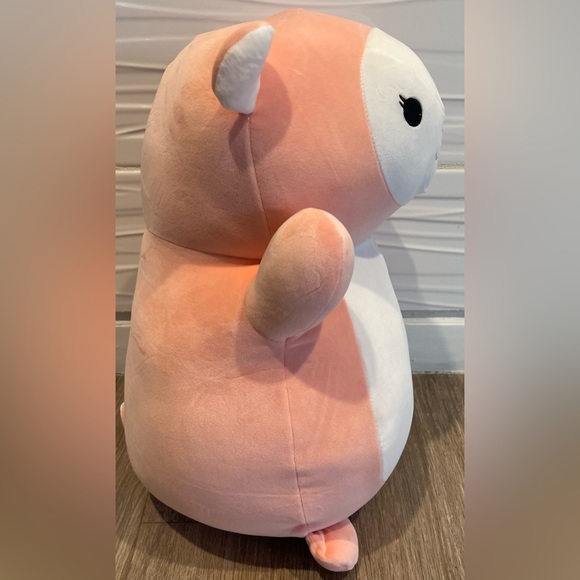 NWT Squishmallow HugMees 18” Elsa the Pink Lamb.. 2023 Easter plush. - Picture 3 of 7